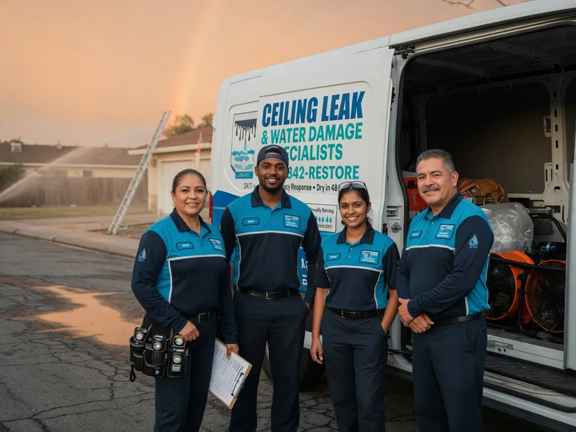 Ceiling Leak Cleanup company in New Lothrop, MI