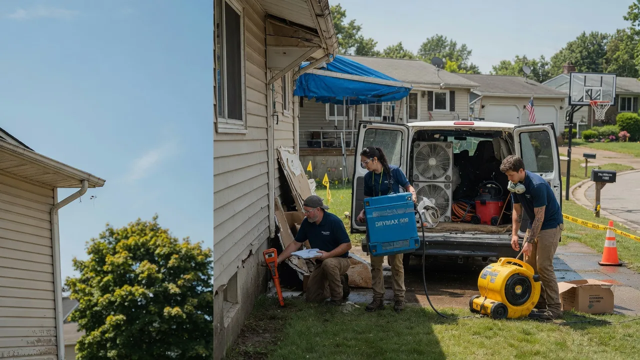 Ceiling Leak Cleanup in New Lothrop, MI near me